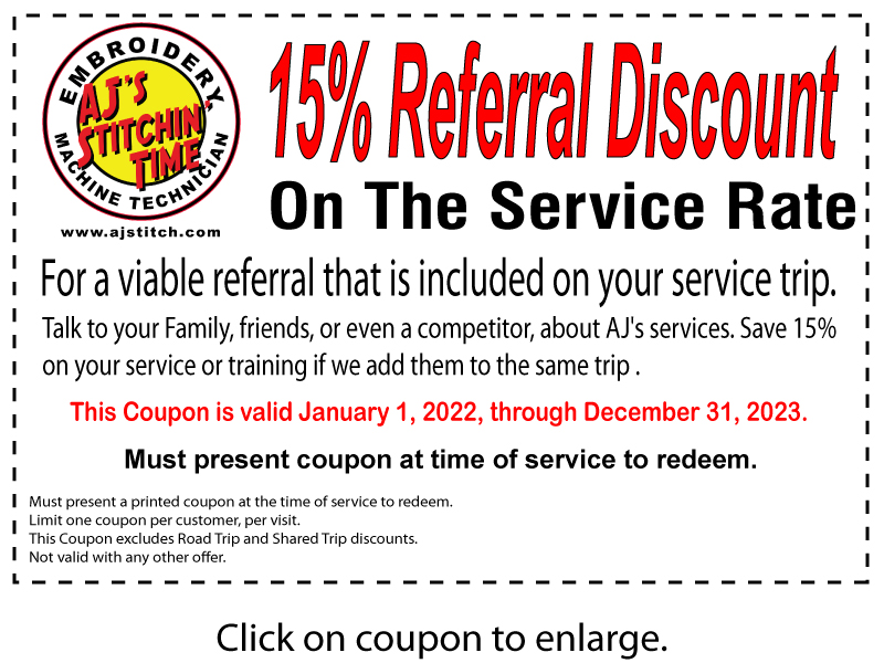 Save 15% on Service Cost for a referral added to the same trip.